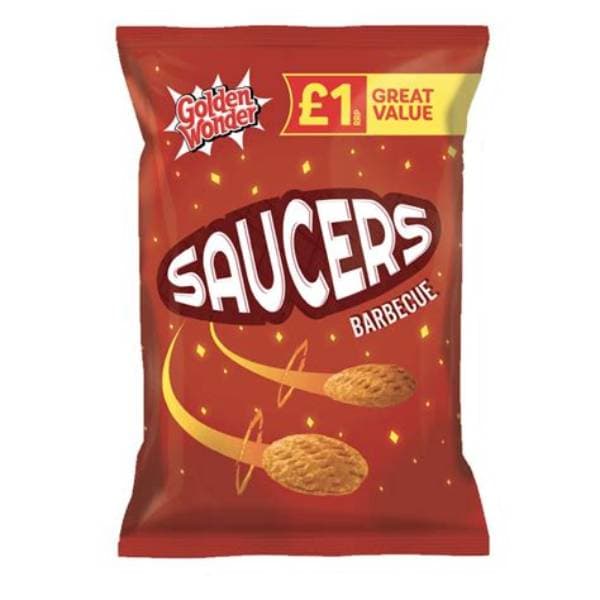 Golden Wonder Saucers BBQ PM 1.00 40g
