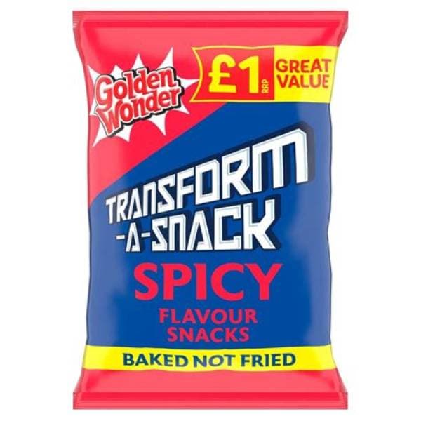 Golden Wonder Transform A Snack Spicy PM 1.00 56G