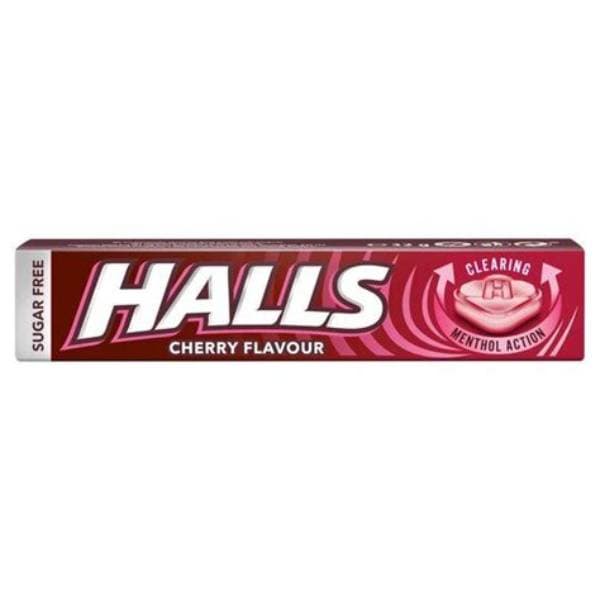 Halls Mentholyptus Sugar Free Cherry 32g 20pk