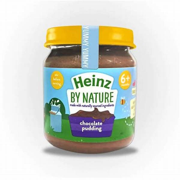Heinz By Nature Chocolate Pudding 4+ Months Jar 6 x 120g