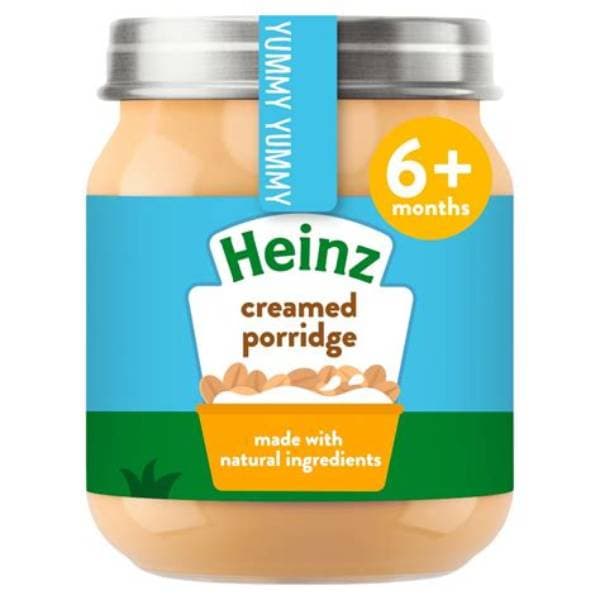 Heinz By Nature Creamed Porridge 6+ Months Jar 6 x 120g
