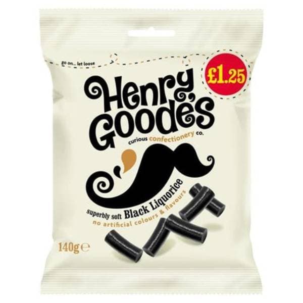 Henry Goode Soft Eating Liquorice PM 1.25 140g