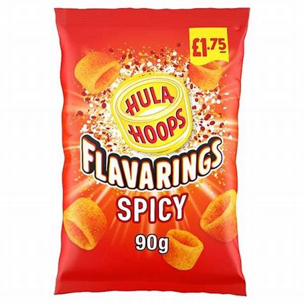 Hula Hoops Flavarings Spicy Crisps PM 1.75 90G