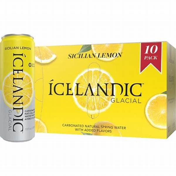Icelandic Glacial Water Can Lemon 330Ml