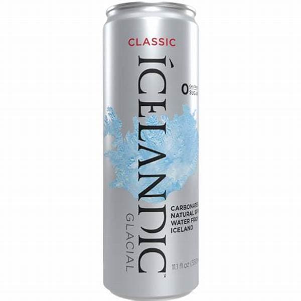 Icelandic Glacial Water Can Sparkling 330Ml