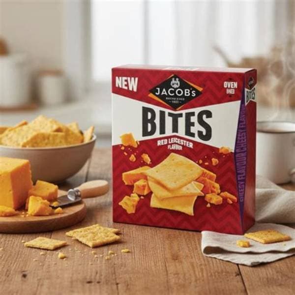 Jacobs Bites Red Leicester 125g