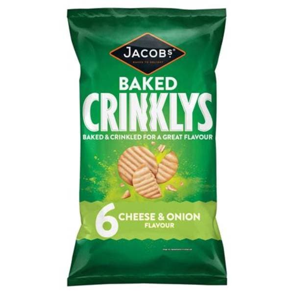 Jacobs Crinklys Big Cheese &Onion PM 1.25 90G