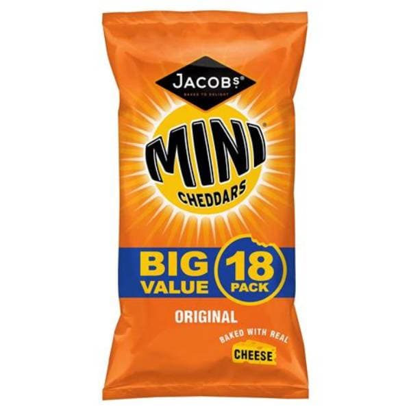 Jacobs Mini Cheddars Handypack Carded Original 4x12 35g