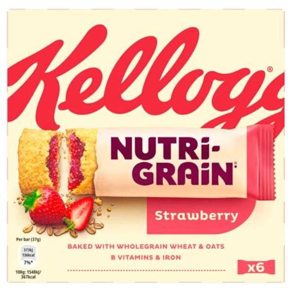 Kelloggs Nutri Grain Strawberry PM 0.79 37G