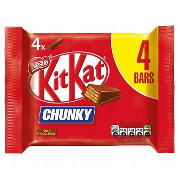 Kit Kat Chunky Milk 4Pk PM 1.85 4X32g