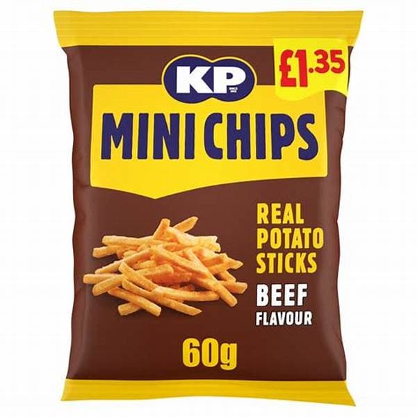 Kp Minichips Bbq Beef Crisps PM 1.35 60g