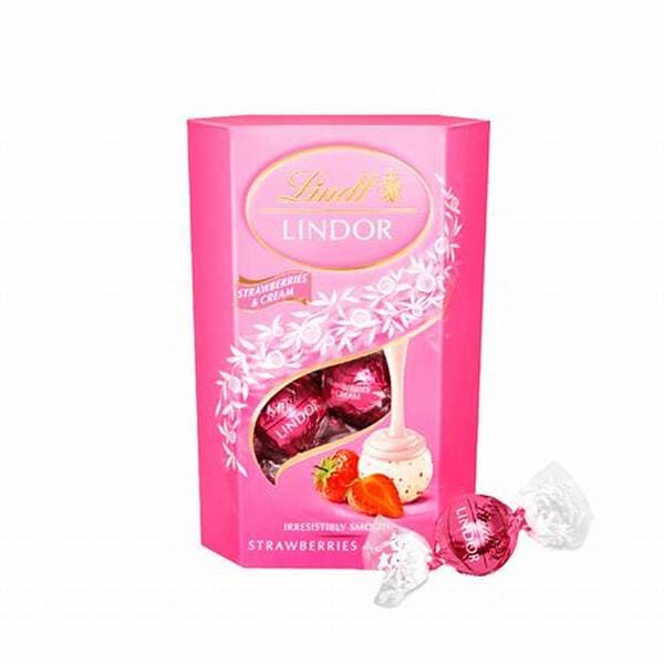 Lindor Strawberries & Cream Cornet 200G