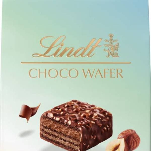 Lindt Choco Wafer Milk Chocolate & Hazelnut Sharin 135g