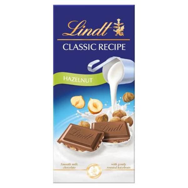 Lindt Classic Recipe Hazelnut PM 2.95 100G