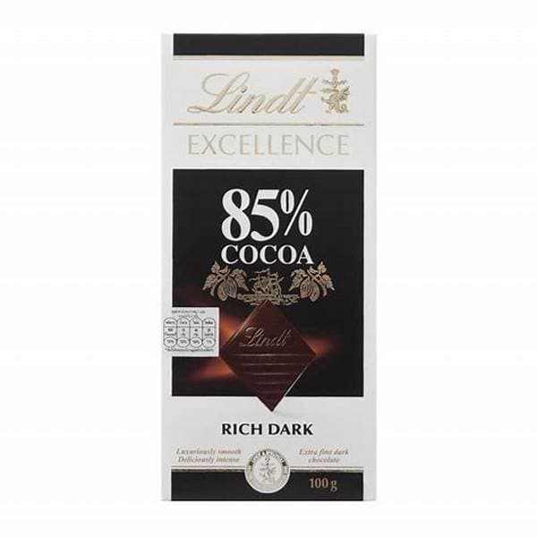 Lindt Excellence Dark Chocolate Cocoa 85% 100G