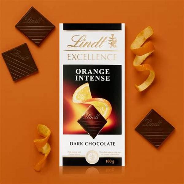 Lindt Excellence Dark Orange Intense 100G
