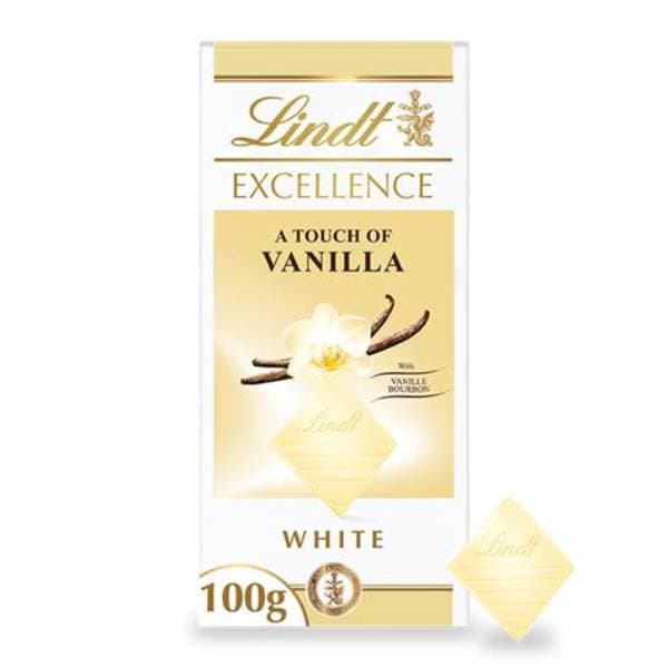 Lindt Excellence White Vanilla 100g
