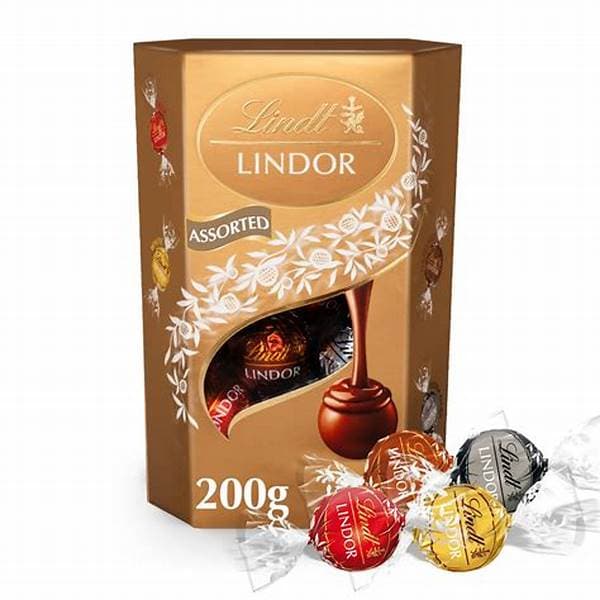 Lindt Lindor Assorted Cornet 200G