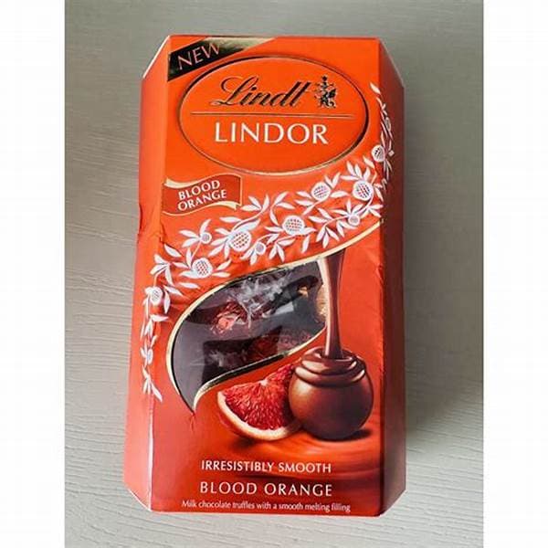 Lindt Lindor Blood Orange Cornet 200G