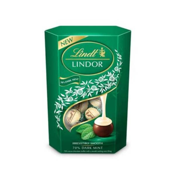 Lindt Lindor Dark Mint Cornet 200G