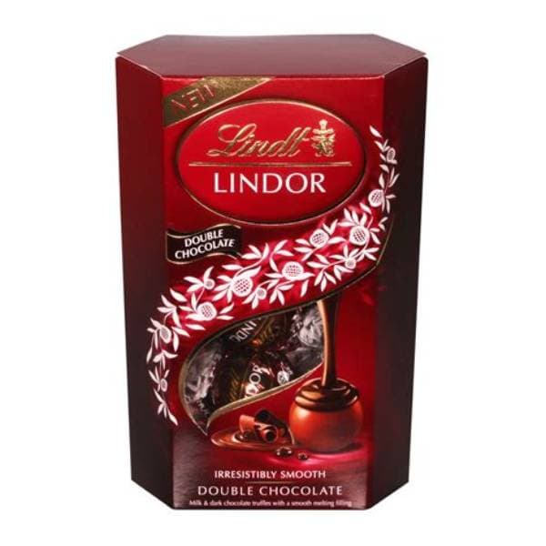 Lindt Lindor Double Chocolate Cornet 200G