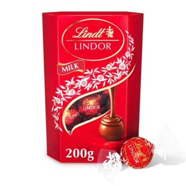 Lindt Lindor Milk Chocolate Cornet 200G