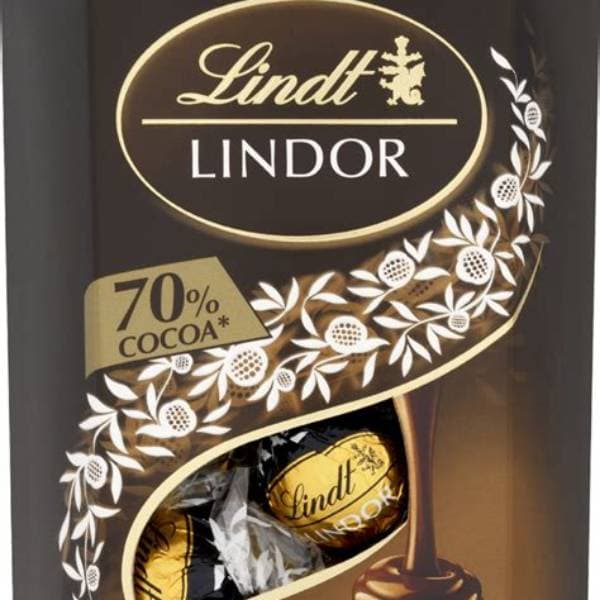 Lindt Lindor Truffles Extra Dark 70% Cornet 200G
