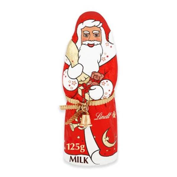 Lindt Santa Milk Chocolate 125G