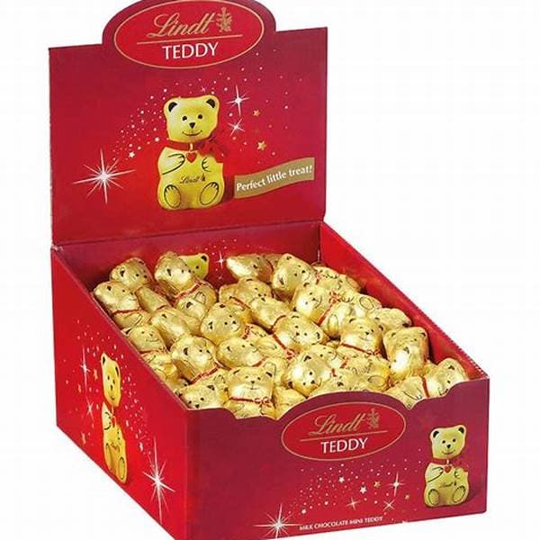 Lindt Teddy Bear Jumper Milk Chocolate Mini Cdu 10G