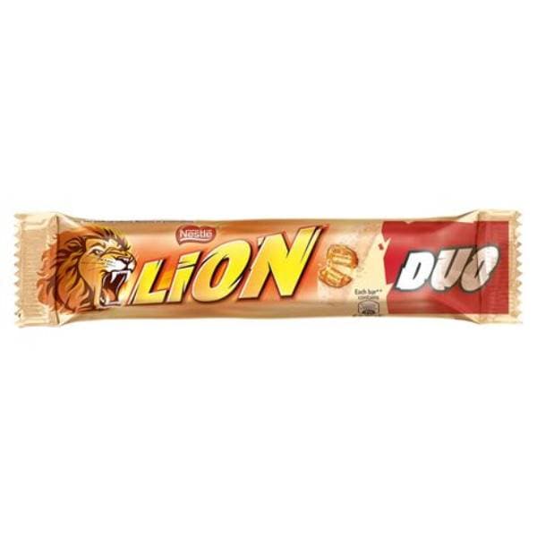 Lion Bar Duo White 60G