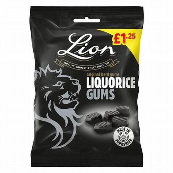 Lion Gums Liquorice PM 1.25 130g