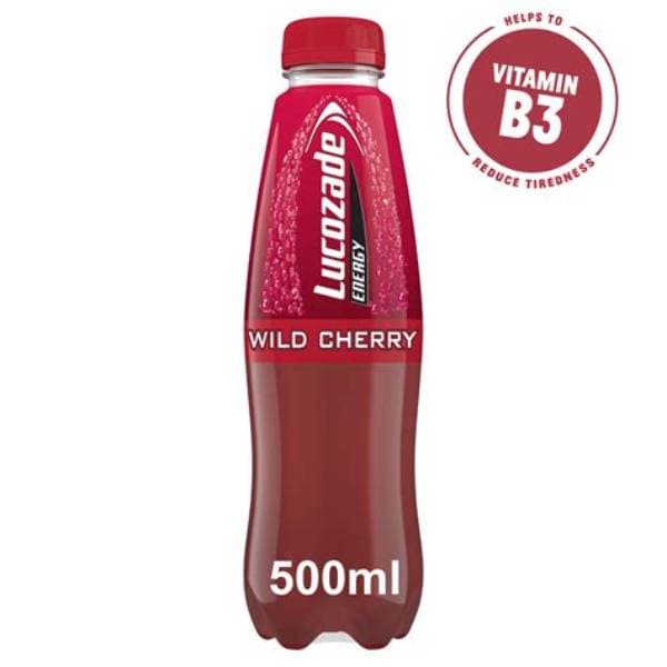 Lucozade Energy Wild Cherry 500ml