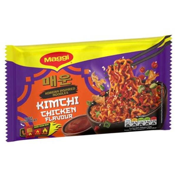 Maggi Korean Spicyy Noodles Kimchi Chicken 130G