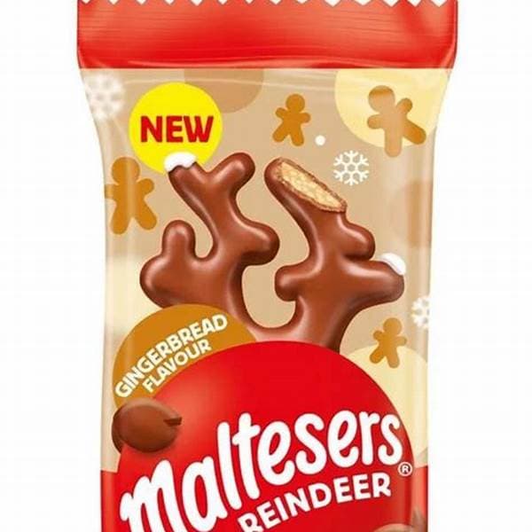 Maltesers Mini Gingerbread Reindeer Clipstrip (2X12) 59G