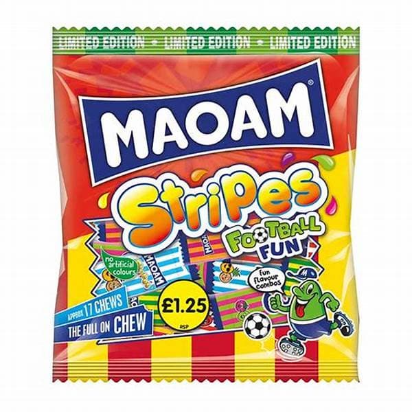 Maoam Stripes Football Fun PM 1.25 140G