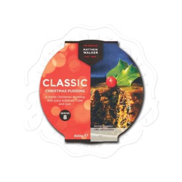 Matthew Walker Classic Christmas Pudding (Vegan) 800G
