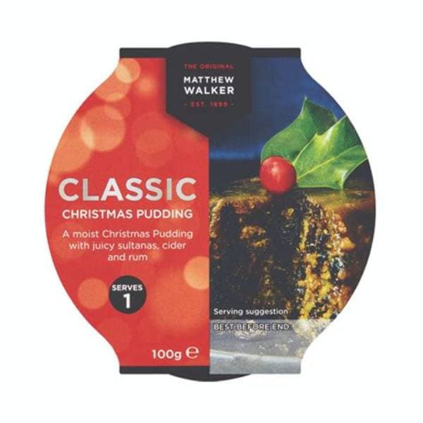 Matthew Walker Classic Christmas Pudding (Vegan) Catering 100G