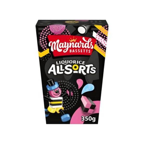Maynards Bassetts Liquorice Allsorts Carton 300G