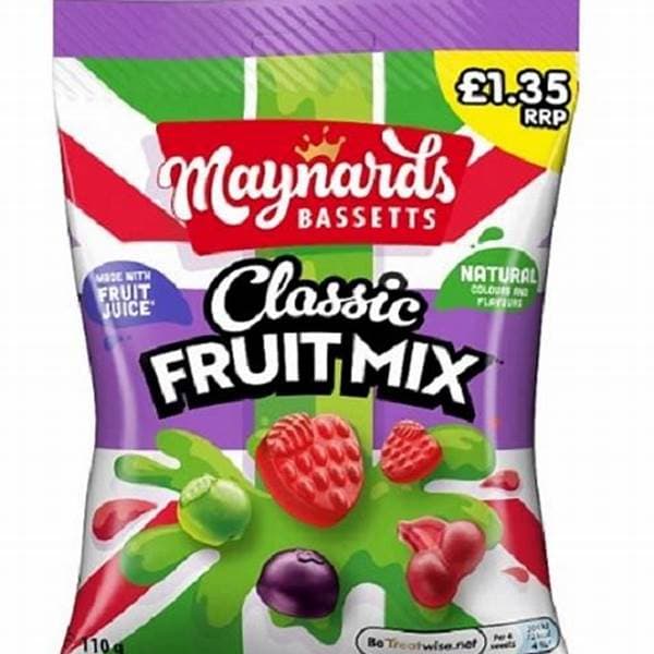 Maynards Bassetts Tropical Fruit 100G