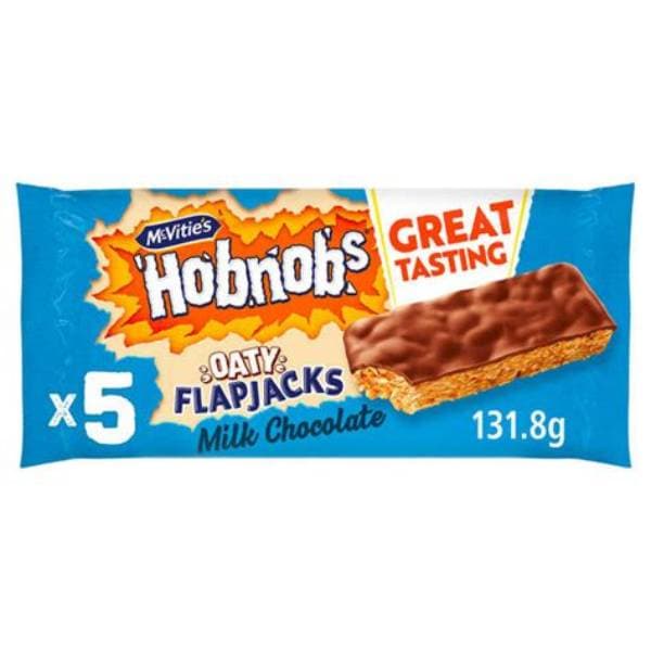 McVities Hobnobs Chocolate Flapjack PM 1.49 5Pk