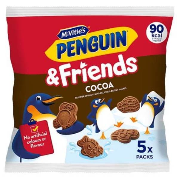 McVities Penguin & Friends Cocoa & Orange 5X20g