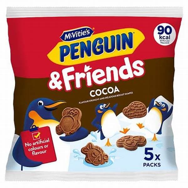 McVities Penguin & Friends Cocoa 5X20g