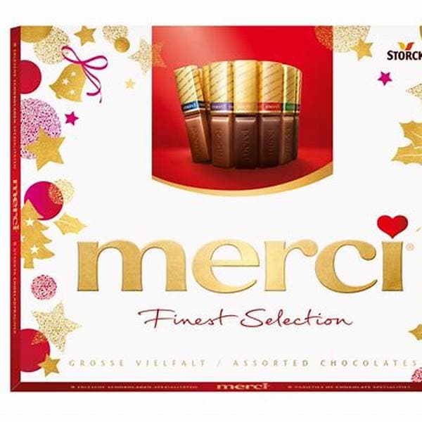 Merci Finest Milk Dark Selection Xmas Sleeve 400G
