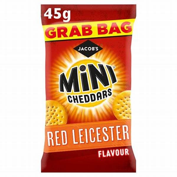 Mini Cheddars Grab Bag Red Leicester 45g