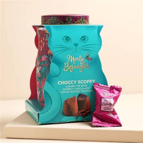 Monty Bojangles Choccy Scoffy Persian Pink Kit Tin 36G