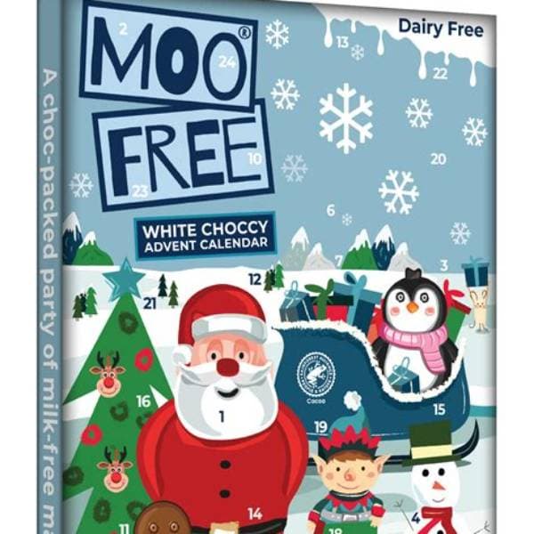 Moo Free Advent Calendar White 70G