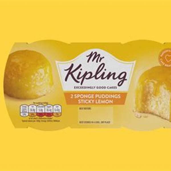 Mr Kipling Lemon Sponge Pudding 2pk 95g