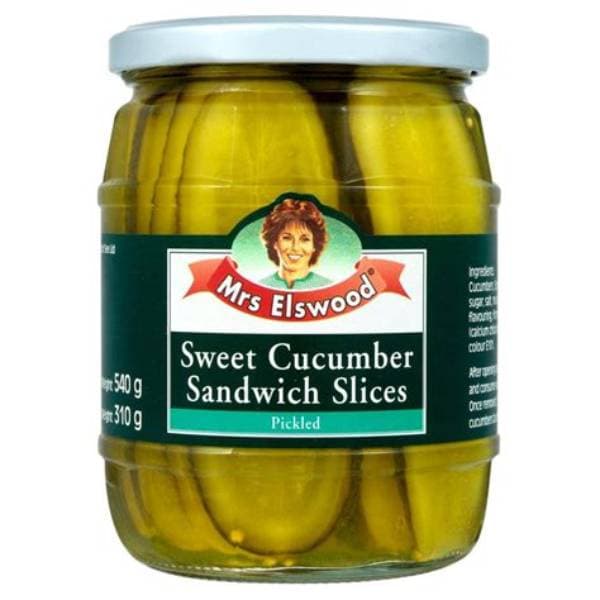 Mrs Elswood Sandwich Slice Cucumbers 540g