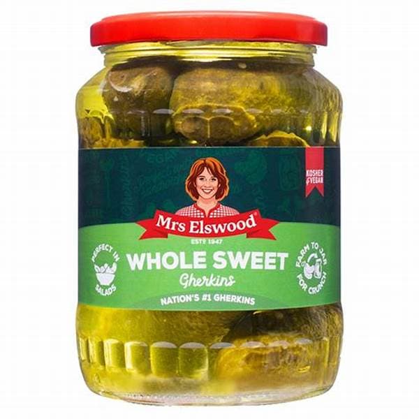 Mrs Elswood Whole Sweet Gherkins 2.5Kg