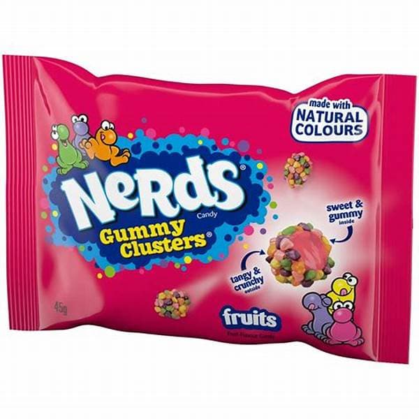 Nerds Gummy Cluster Individual Bag Berries PM 1.25 45g